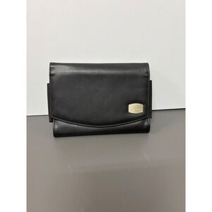 Toyota Black Faux Leather Document Holder Manual Case Organizer Logo